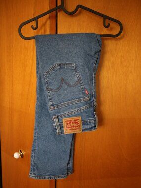 Levi's Wedgie Straight High Rise Jeans Size 24 in Love In The Mist